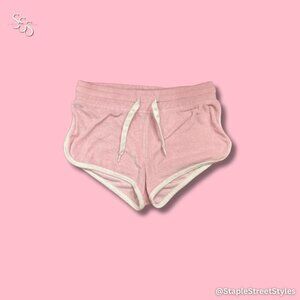 H&M Women's Pink and White Shorts
